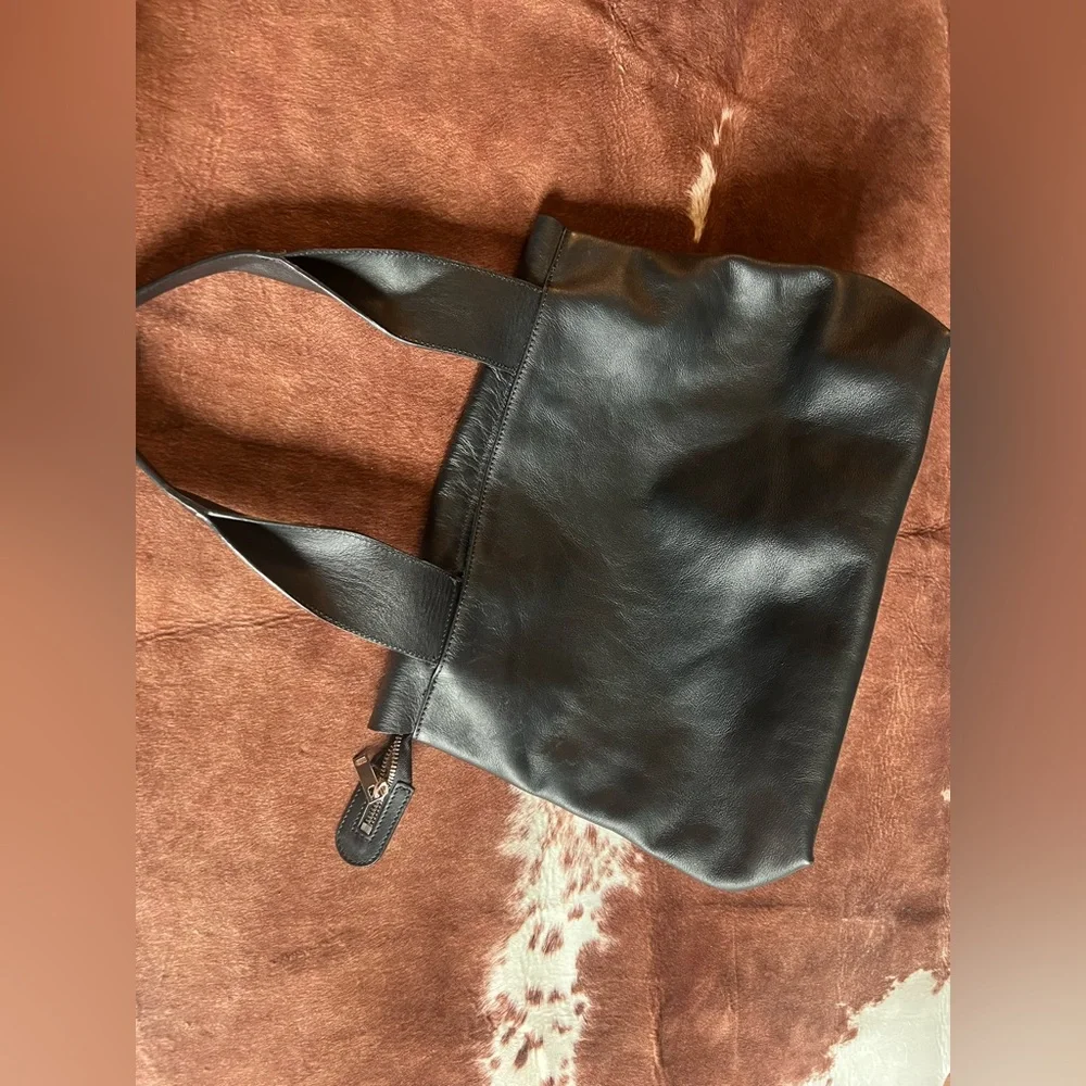 COS Black Leather Interior Bag - Picture 4 of 12